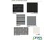 Exterior selections with gray brick, black roof, black front door, and gray siding offer a modern aesthetic at 6596 Dogwood Dr, McCordsville, IN 46055