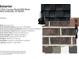 Close up of brick and shingle choices with lighting and hardware options at 7352 W County Road 600 Rd, McCordsville, IN 46055