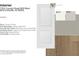Two-panel door with hardware, and color choices for walls and carpet and vinyl plank at 7352 W County Road 600 Rd, McCordsville, IN 46055