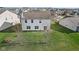 Aerial view of a two-story house with a yard at 800 Gondola Run, Greenfield, IN 46140
