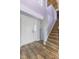 Inviting foyer with hardwood floors and staircase leading to the upper level at 800 Gondola Run, Greenfield, IN 46140