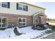 Brick back exterior with sliding glass door at 4007 Bullfinch Way, Westfield, IN 46062