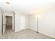 Neutral bedroom with soft carpet and a view of the door and closet at 4007 Bullfinch Way, Westfield, IN 46062