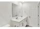 Bathroom featuring a double sink vanity with modern hardware and an open layout at 67 Sterling Pl, New Whiteland, IN 46184