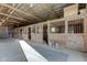 Interior of barn with multiple horse stalls at 6511 N 550 E, Lebanon, IN 46052