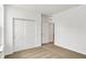 Bedroom with neutral carpet, closet and doorway at 68 Sterling Pl, New Whiteland, IN 46184