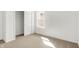 Bedroom features carpet, closet, and a window providing natural light at 68 Sterling Pl, New Whiteland, IN 46184