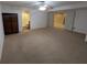 Spacious basement bedroom with carpet and access to bathroom at 13834 Keams Dr, Fishers, IN 46038