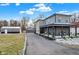 Two-story house with detached garage, large yard, and covered porch at 16185 E 281St St, Atlanta, IN 46031