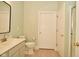 Bathroom with single vanity and light flooring at 5711 Polk Dr, Noblesville, IN 46062