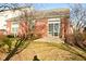 Brick patio with sliding glass doors at 5711 Polk Dr, Noblesville, IN 46062