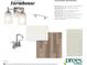 Secondary bathroom design features white cabinets, quartz counters, chrome hardware, and stylish lighting for a modern farmhouse feel at 3922 Holly Brook Dr, Westfield, IN 46062