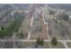 Aerial view of a property with a large plot of land, showing home and surrounding area at 11197 N Gasburg Rd, Mooresville, IN 46158