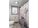 Bathroom featuring a shower with windmill curtain at 11197 N Gasburg Rd, Mooresville, IN 46158