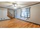 Inviting living room featuring hardwood floors, staircase, and natural light at 11197 N Gasburg Rd, Mooresville, IN 46158