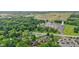 An aerial view of a school building surrounded by lush greenery at 316 Northpointe Ct, Danville, IN 46122