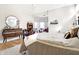 Spacious bedroom with hardwood floors, a decorative mirror and plenty of space for furniture at 3441 S Overlook Pass, New Palestine, IN 46163