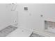 This laundry room features laminate flooring and includes connections for a washer and dryer at 1082 Stubble Run, Danville, IN 46122