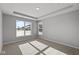 Bedroom with tray ceiling and scenic window views at 16689 Cattle Hollow Ln, Noblesville, IN 46060