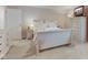 Bedroom features a matching white bedroom set and light pink walls for a serene and comfortable space at 2856 Jamieson Ln, Indianapolis, IN 46268