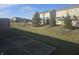 Spacious backyard with grassy area and concrete patio at 3538 Heathcliff Ct, Westfield, IN 46074