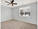 Serene bedroom with a plush bed, window, and ceiling fan at 3538 Heathcliff Ct, Westfield, IN 46074