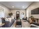 Spacious living room with comfy seating and stylish decor at 5009 E Michigan E St, Indianapolis, IN 46201