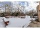 This home has a backyard deck perfect for entertaining or relaxing in the outdoors at 7027 Creekside Ln, Indianapolis, IN 46220