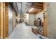 The unfinished basement with concrete walls offers ample storage space and potential for customization at 3592 W Smokey Row Rd, Bargersville, IN 46106