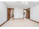 Bedroom featuring neutral carpet, paint, trim, and access to two bathrooms at 3592 W Smokey Row Rd, Bargersville, IN 46106