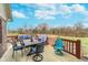 Enjoy outdoor dining on the spacious deck with comfortable seating and scenic views at 3592 W Smokey Row Rd, Bargersville, IN 46106