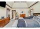 Bright main bedroom with high ceilings, neutral walls, and a large bed at 3592 W Smokey Row Rd, Bargersville, IN 46106