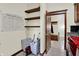 Mudroom features shelving, organization station, and access to the laundry and hall for a functional space at 3592 W Smokey Row Rd, Bargersville, IN 46106