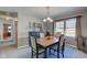 Spacious dining room with view into kitchen at 4522 Thornleigh Dr, Indianapolis, IN 46226