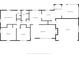Main floor plan including kitchen, living room, and bedrooms at 4522 Thornleigh Dr, Indianapolis, IN 46226