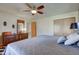 Main bedroom featuring a king bed and ample closet space at 4522 Thornleigh Dr, Indianapolis, IN 46226