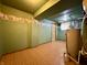 Unfinished basement space perfect for storage or future customization at 801 Spring Valley Dr, Indianapolis, IN 46231