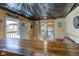 Unfinished basement with bar, dartboard, and couch at 6361 Crystal Springs Dr, Avon, IN 46123