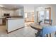 Kitchen with stainless steel appliances and an island at 6361 Crystal Springs Dr, Avon, IN 46123