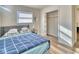 Bedroom with a double bed and walk-in closet at 8390 E Us 36 Hwy, Avon, IN 46123