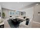 Spacious and bright basement living area with comfortable seating at 1023 Westview Point Dr, Columbus, IN 47201