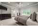 Comfortable bedroom with plush carpeting and plenty of closet space at 1023 Westview Point Dr, Columbus, IN 47201