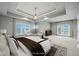 Spacious main bedroom with plush carpet and large windows at 1023 Westview Point Dr, Columbus, IN 47201