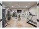 Well equipped home gym with various exercise machines at 1023 Westview Point Dr, Columbus, IN 47201
