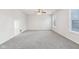 Bright bedroom with two windows and ceiling fan at 1127 Maple Stream Dr, Indianapolis, IN 46217