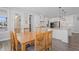 Kitchen breakfast nook with view into the kitchen at 78 Chatham Brook Dr, Westfield, IN 46074