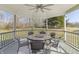 Inside of the gazebo featuring an outdoor dining set at 78 Chatham Brook Dr, Westfield, IN 46074