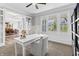 Bright home office featuring neutral paint, carpet, ceiling fan, and lots of natural light at 78 Chatham Brook Dr, Westfield, IN 46074