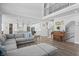 Open concept living area with kitchen and staircase views at 78 Chatham Brook Dr, Westfield, IN 46074