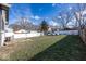 Spacious backyard with a deck and plenty of grassy area at 1601 Spruce St, Indianapolis, IN 46203